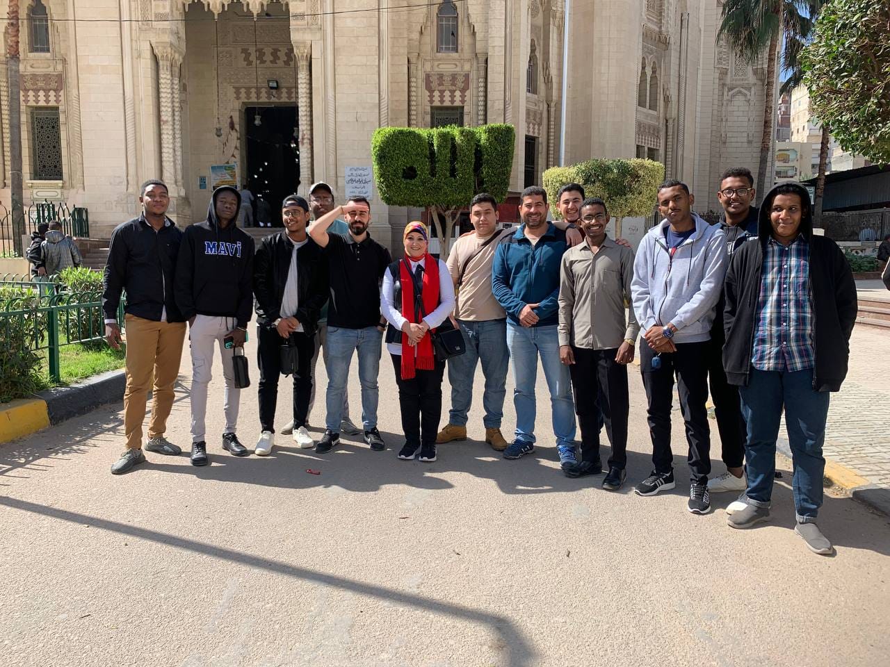 رحلة الطلاب الوافدين الى مدينة الاسكندرية