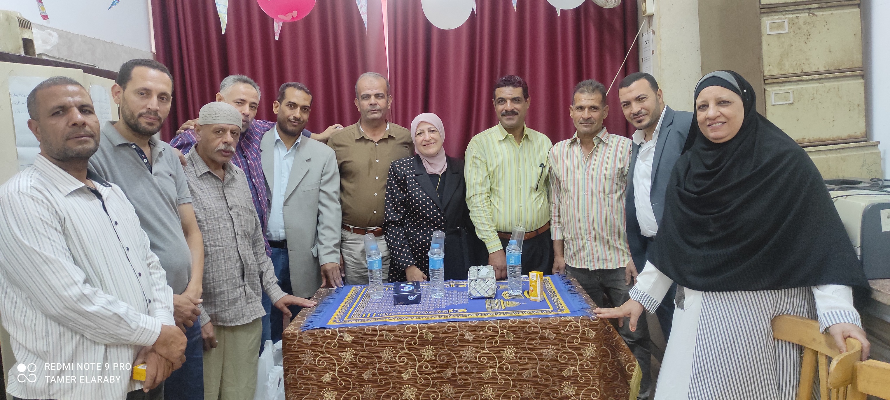 n an atmosphere of happiness and joy, today, Tuesday, 11/14/2023, Professor Dr. Essam Abdel Hafez Boodi, Acting Dean of the College, and Professor Yasser Ghoneim, General Director of the College, honored Engineer Salwa Abdel Samie Saleh, Director of the Maintenance Department at the College, for her Excellency reaching retirement age, with best wishes. May she always be healthy and well