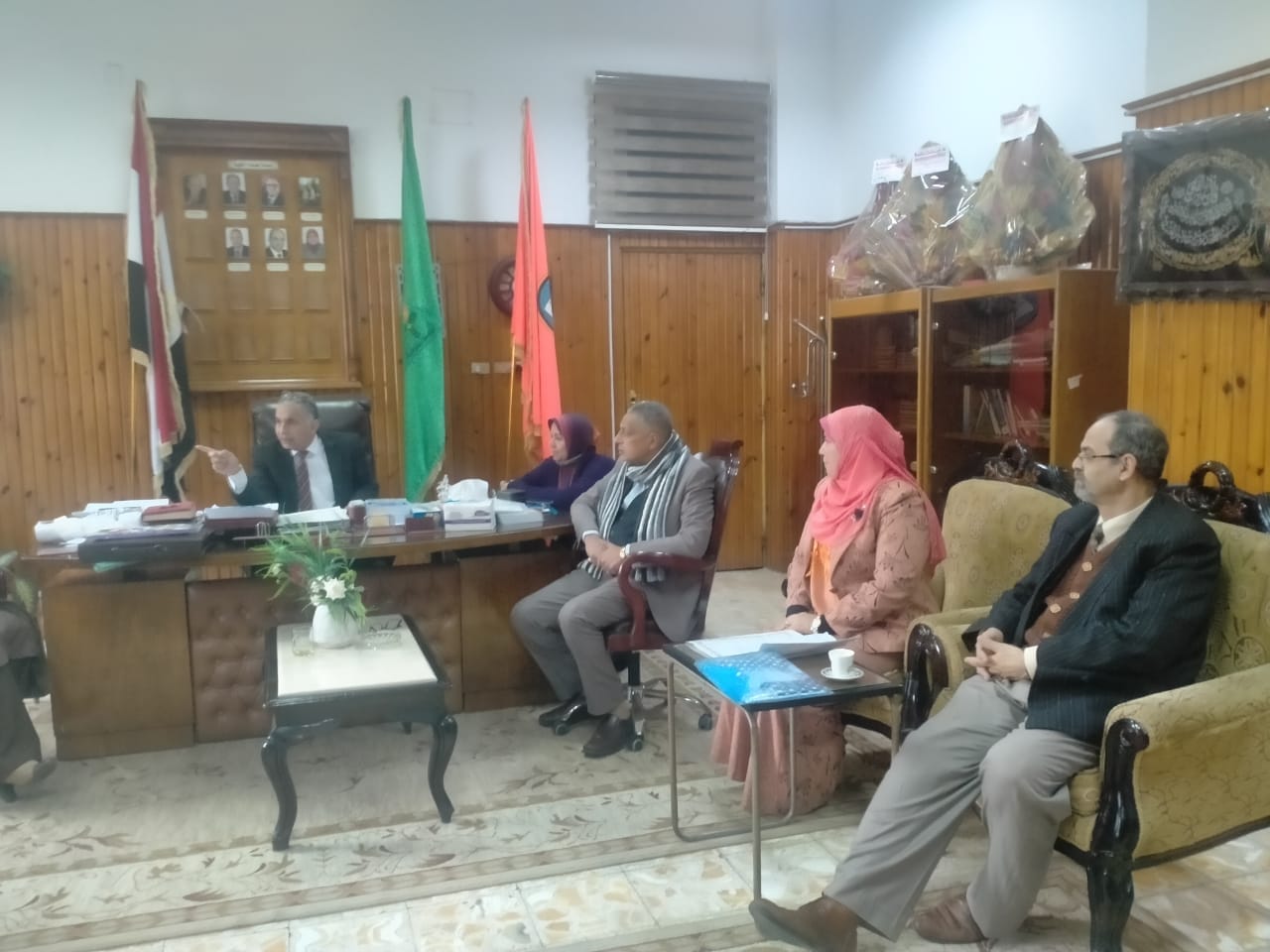 The meetings and meetings of the Department of Expatriates at the Faculty of Home Economics continue in order to achieve success and excellence in this file.