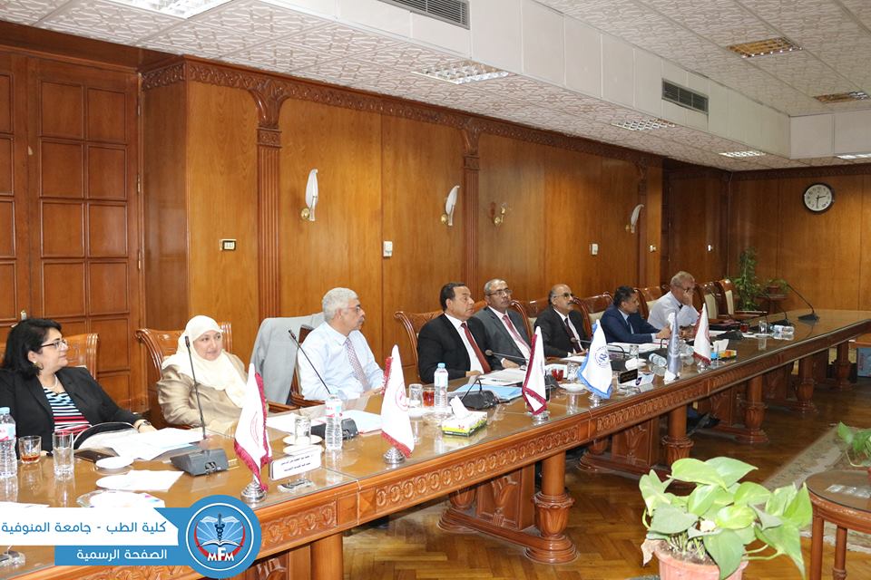 إجتماع لجنة إختيار رئيس الإدارة المركزية لمستشفيات جامعة المنوفية