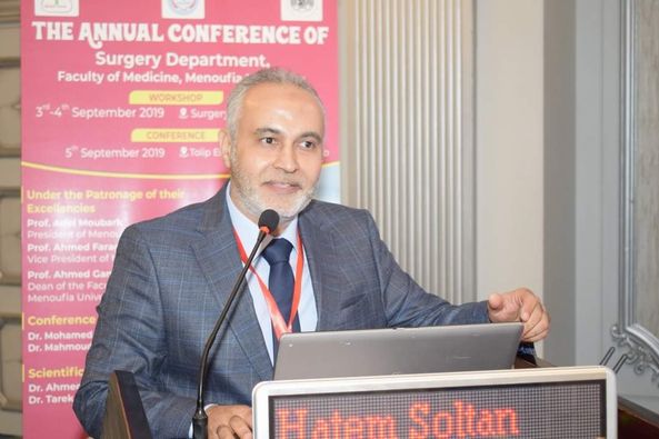 تجديد تعيين الدكتور حاتم سلطان رئيسا لقسم الجراحة العامة بطـب المنوفـيـة
