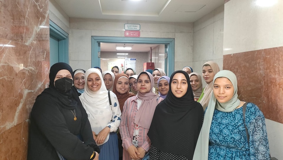 النوعية تنظم زيارة علمية لمستشفى العربي بأشمون ..