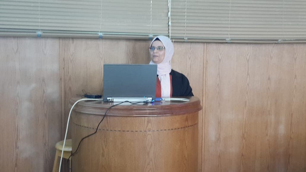 مناقشة رسالة الدكتوراه للمهندسة/ سامية محمد محمد عبد الحليم