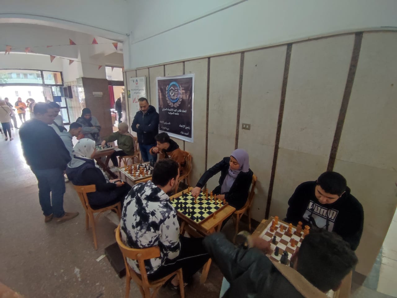 فعاليات مسابقه الشطرنج للطلاب للنشاط الاجتماعي