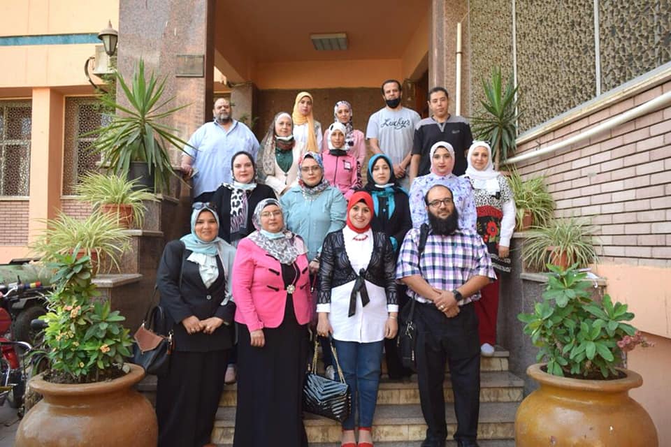 The coordinator of the arrivals at Menoufia University meets the media officials of the faculties