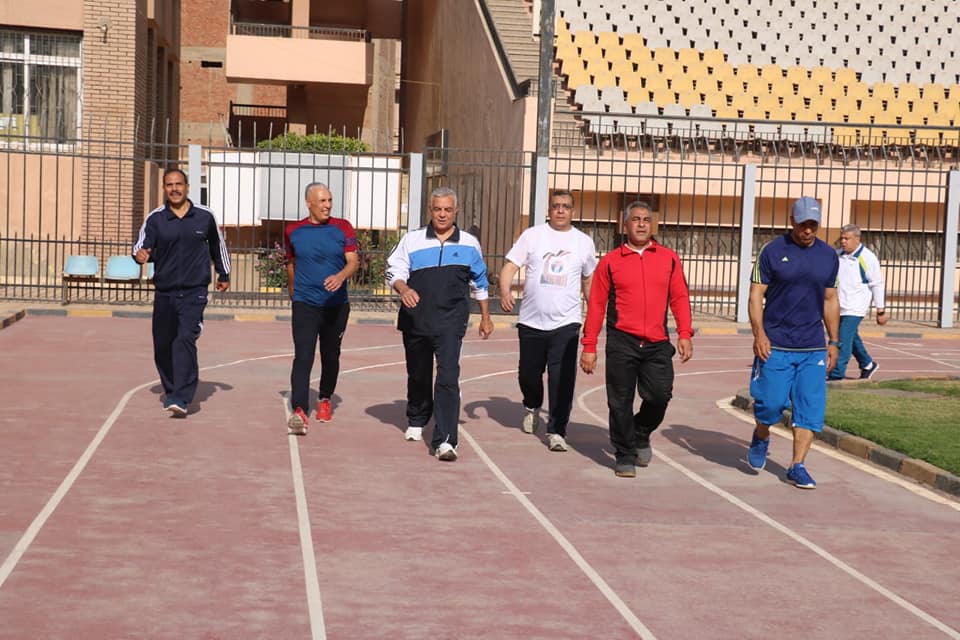 The President of the University of Menoufia raises the motto “sport is lifestyle”