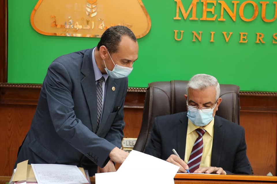 The President of the University of Menoufia adopts as a result of the cumulative programs of the Faculty of Electronic Engineering.