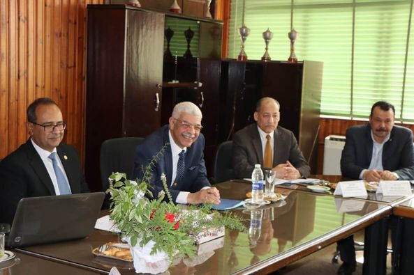 El-Kased chairs the council of the Faculty of Engineering in Shebin El-Kom