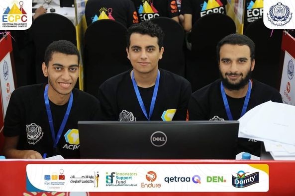 The rise of 6 student teams from the faculties of Menoufia University in the Arab Software Competition ECPC qualifiers
