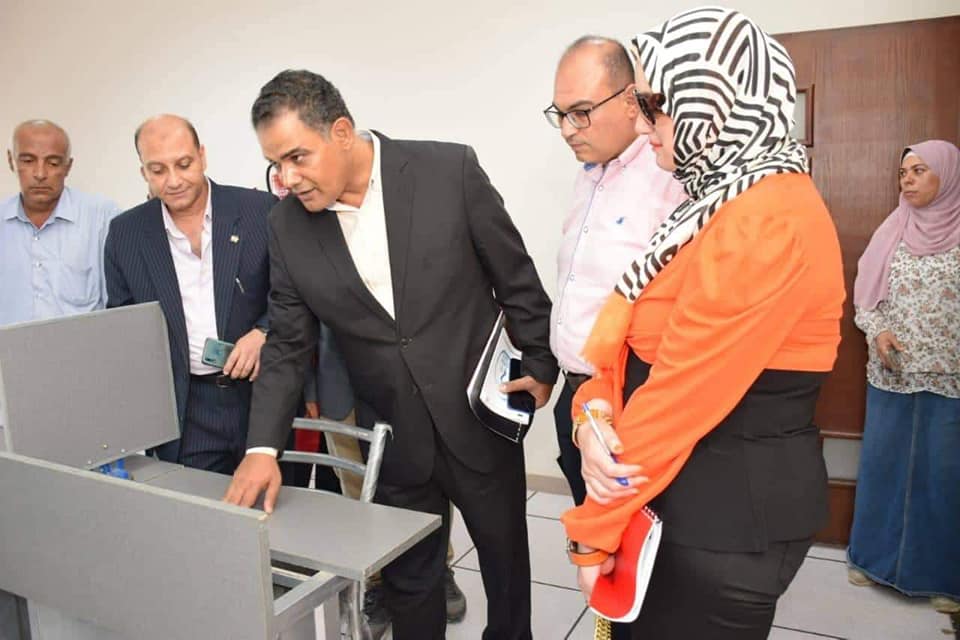 A committee for evaluating the faculties’ preparations to receive students toured the faculties of Menoufia University