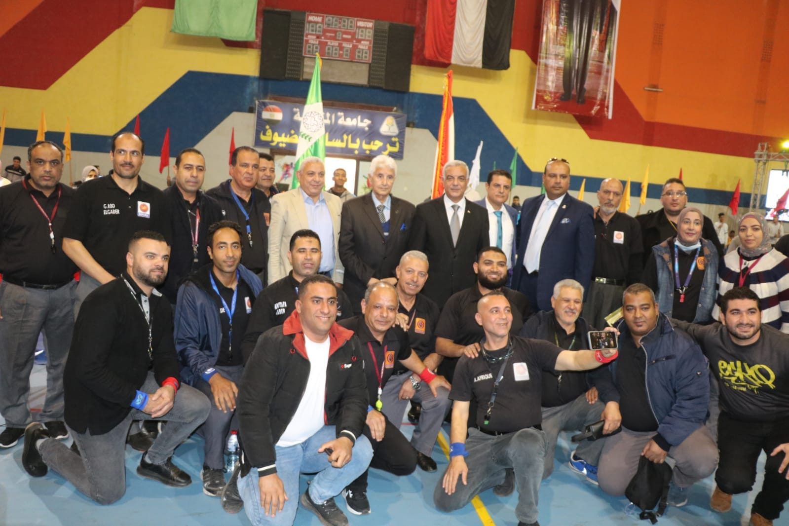 Mubarak launches the start of the Olympic champion "Kisho" championship at Menoufia University in the presence of the Vice President of the Egyptian Universities Sports Federation