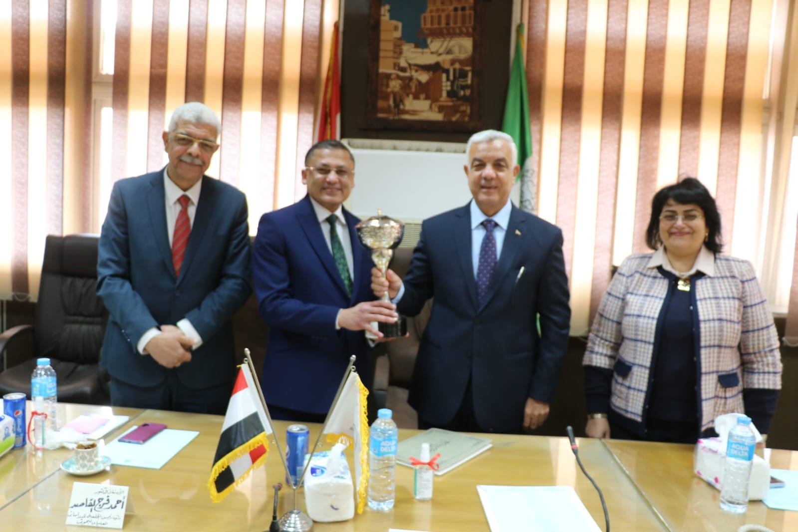The President of Menoufia University honors the winning colleges with the Best Student Reception Awards and the Theater Festival