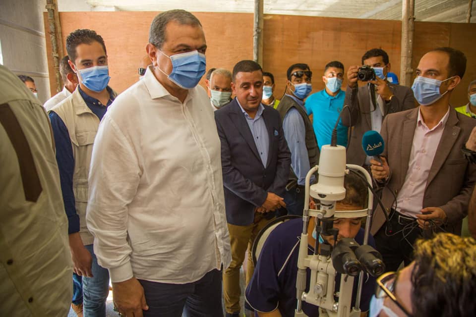 University of Menoufia organizes a major medical convoy to treat irregular employment in national projects with the new flags in cooperation with the makers of charity and the High Medical Committee and relief in the Council of Ministers