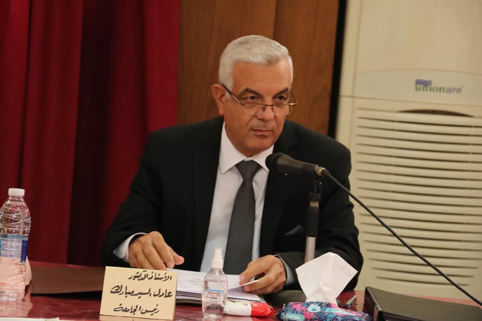 Menoufia University President  holds the University Council session for the month of September 2021