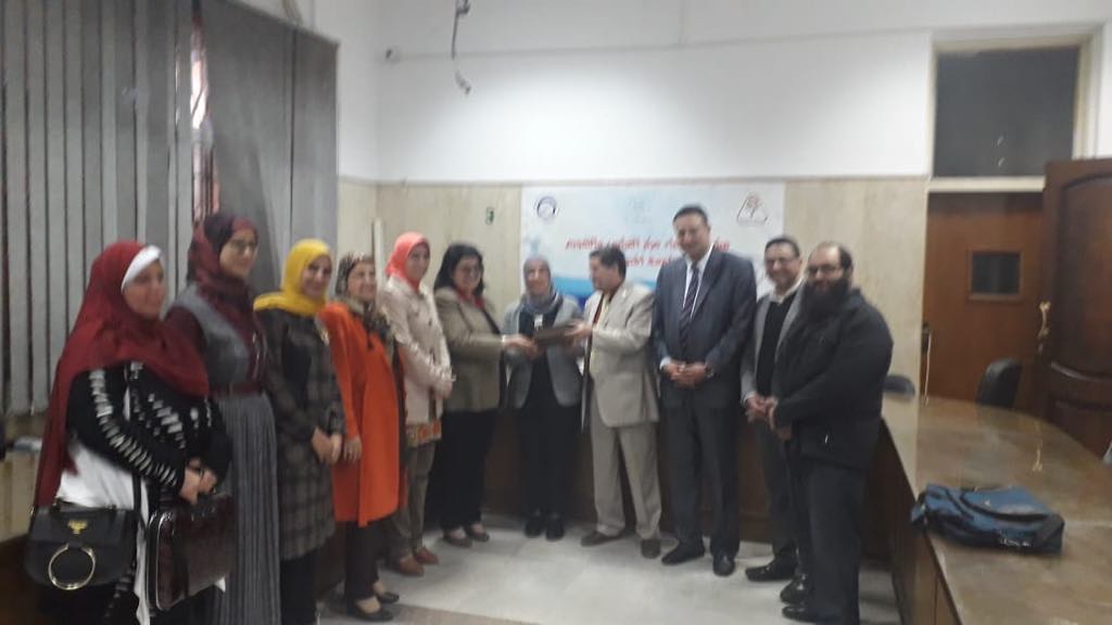 Dr. Hayam Mustafa Salem took over the position of Director of the University Performance Development Department at the Measurement and Evaluation Center.