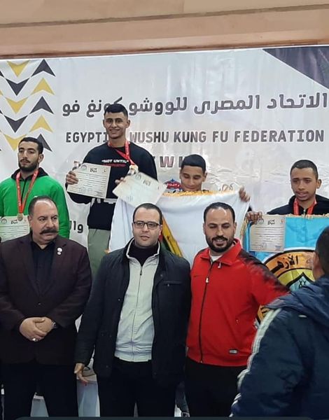 Menoufia University won the first place in the Martyr Al-Refai Wushu Kung Fu Championship