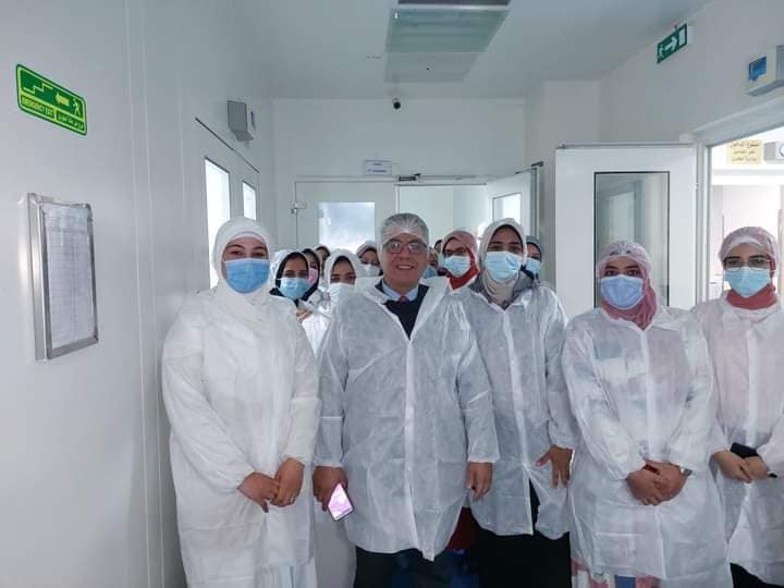 Veterinarian in Menoufia on an educational visit to Atco Pharmaceutical Industries