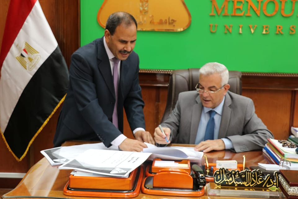 The President of Menoufia University approves the cumulative result of education 2021/2022