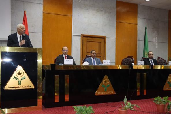 The President of Menoufia University witnesses the launch of the second phase of the “Our Health is from the Health of Our Planet” initiative