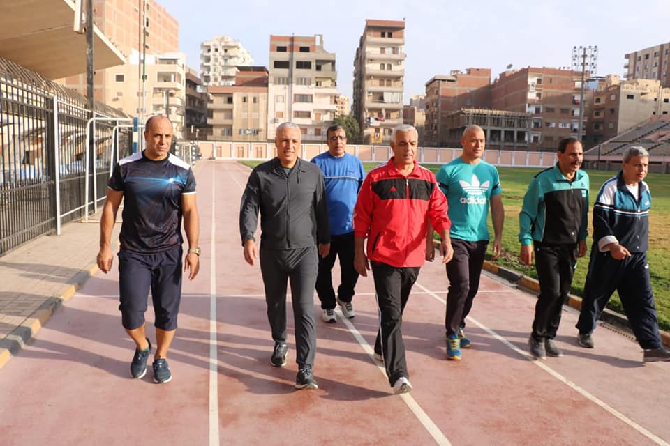 متابعة أسبوعية للمبادرة التى دعا إليها الدكتور عادل مبارك رئيس جامعة المنوفية لممارسة الرياضة