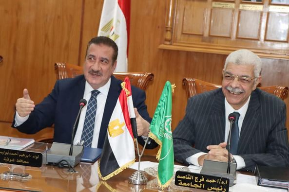 El-Kased heads the first session of the Menoufia University Council and thanks the President of the Republic for his decision to assume the presidency of the university