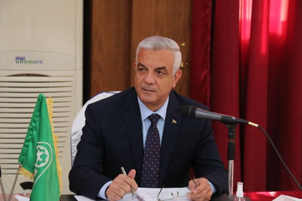 The President of Menoufia University chairs the meeting of the University Council April 2022