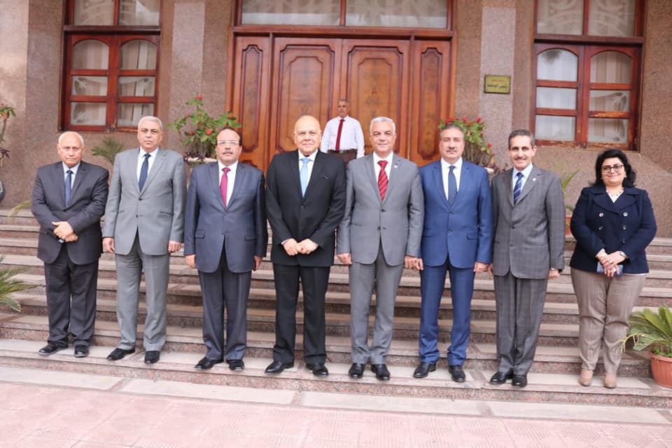 The Rector hosted the Governors of Al Gharbia and El Menoufia, and Tanta University’s Rector.