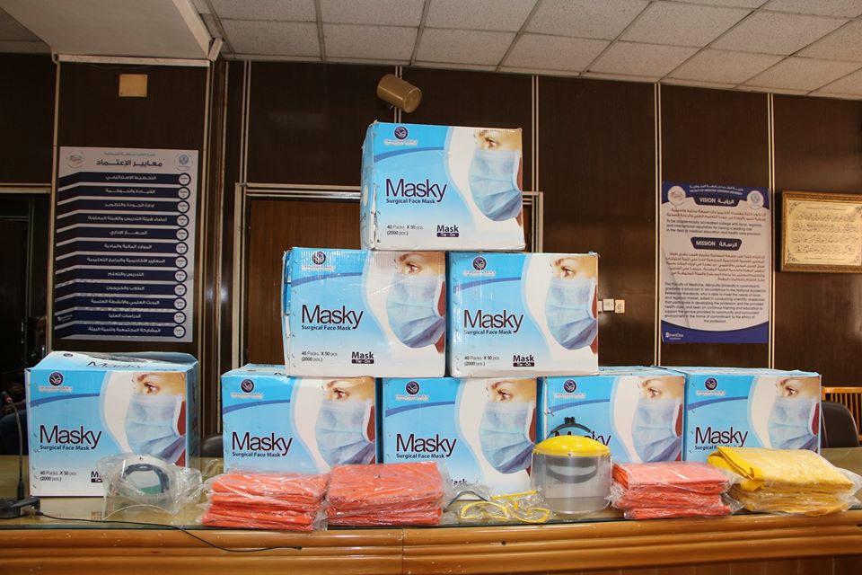 A Generous Donation from Good People of goodness: Providing a Number of Preventive Medical Supplies to the University Hospitals in Menoufia