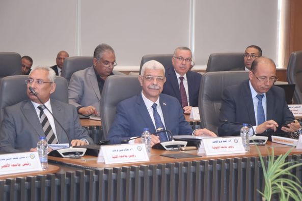 The President of Menoufia University participates in the periodic meeting of the Supreme Council of Universities at the Ministry
