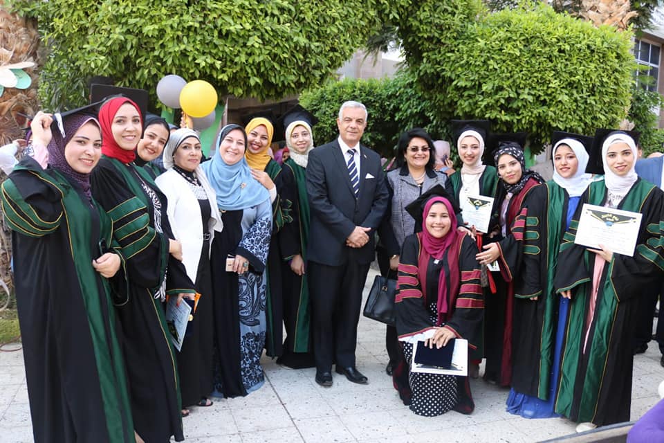 President of Menoufia  University attends the graduation ceremony of the 26th  batch of  Specific  education