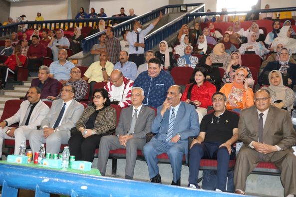Mubarak inaugurates the Egypt Cup for Goalball and the Egypt Cup for Athletics for People of Determination on the stadiums of Menoufia University